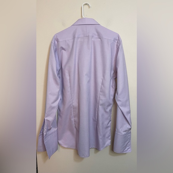 Hawes & Curtis ST James Slim Fit Button Down Shirt French Cuffs Sz 16.5/36 - Picture 13 of 17